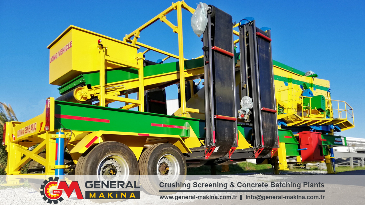 Leasing General Makina Mobile Screening Plant For Sale General Makina Mobile Screening Plant For Sale: afbeelding 9