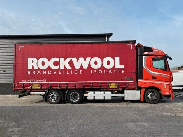 Mercedes-Benz Actros 2642 2x BDF mit Pritsche und Planebühne - Containertransporter/ Wissellaadbak vrachtwagen: afbeelding 5 Mercedes-Benz Actros 2642 2x BDF mit Pritsche und Planebühne - Containertransporter/ Wissellaadbak vrachtwagen: afbeelding 5