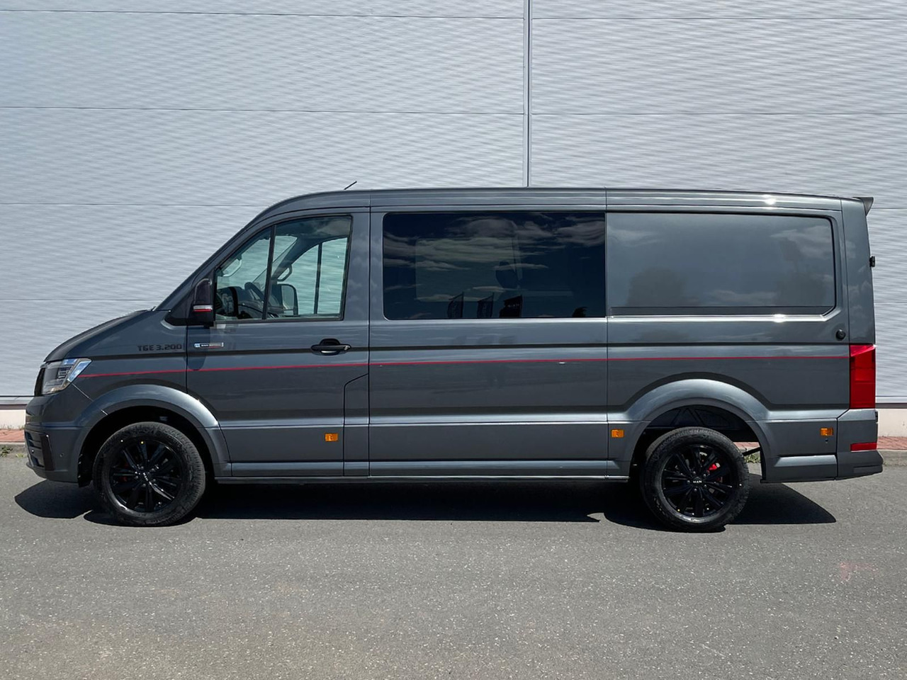 Gesloten bestelwagen, Bestelwagen met dubbele cabine MAN TGE 3.200 L3H2 MIXTO 4x4 Individual S ACC STHZ: afbeelding 6