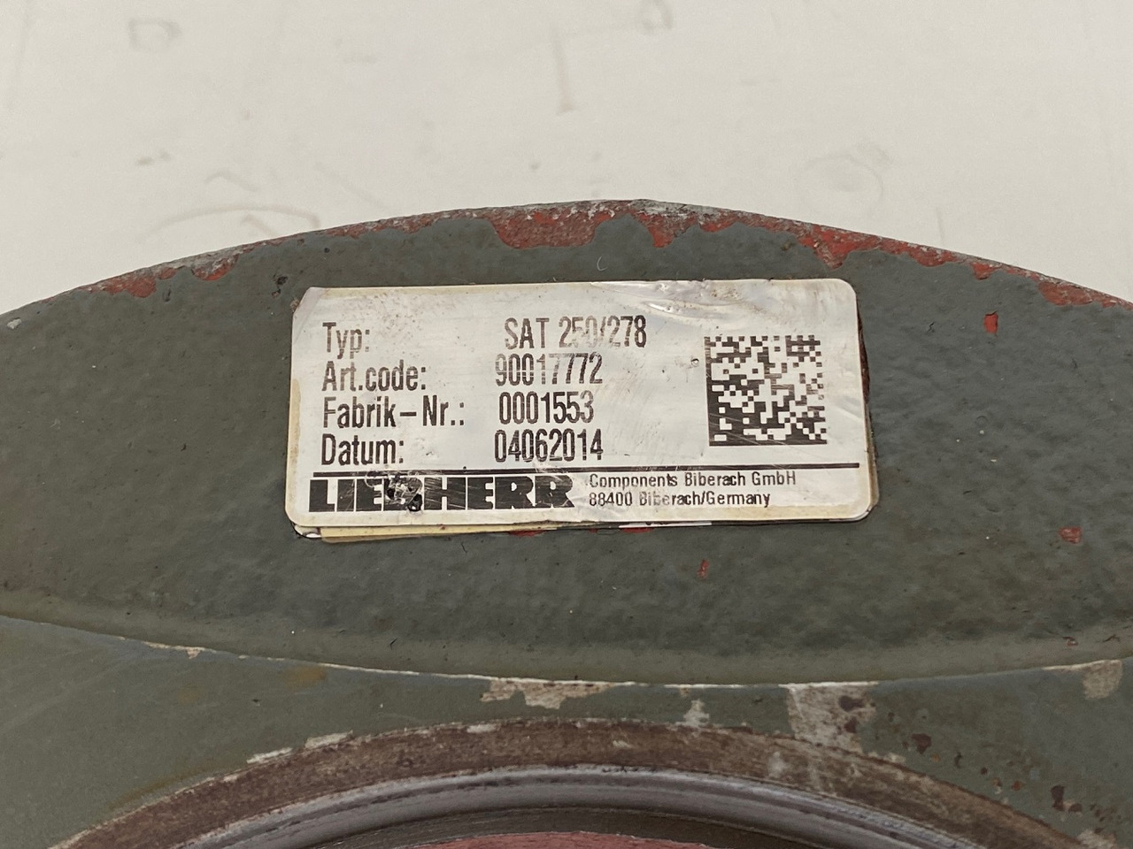 Zwenkmotor voor Rupsgraafmachine Liebherr Bremse ID-Nr.90009255.  SAT250/278 - SAT250/287.  A913 COMP, A914 COMP, A914, A916 COMP, A916, A918 COMP, A918, A920, A922 RAIL, A924 RAIL, LH18, LH22, LH24, LH26, R914 COMP, R914 RAIL, R914,: afbeelding 10