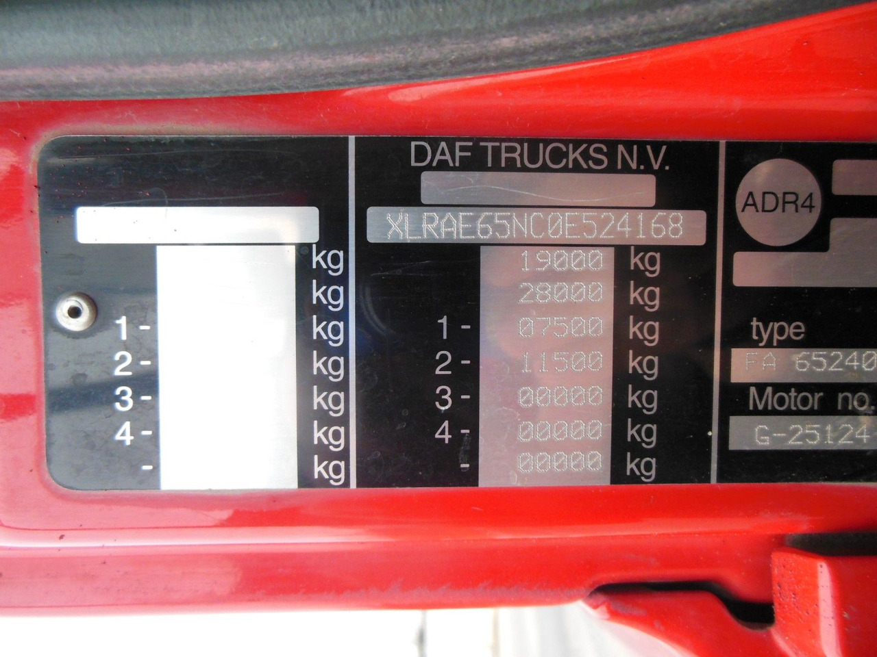 Leasing  DAF CF 65.240,KRAN EFFER 110/2S,MANUELL,BLATT,1 HAND DAF CF 65.240,KRAN EFFER 110/2S,MANUELL,BLATT,1 HAND: afbeelding 29