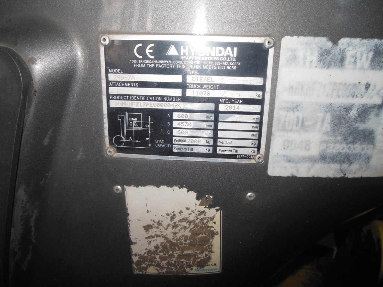 Diesel heftruck Hyundai 70D-7A: afbeelding 25 Diesel heftruck Hyundai 70D-7A: afbeelding 25