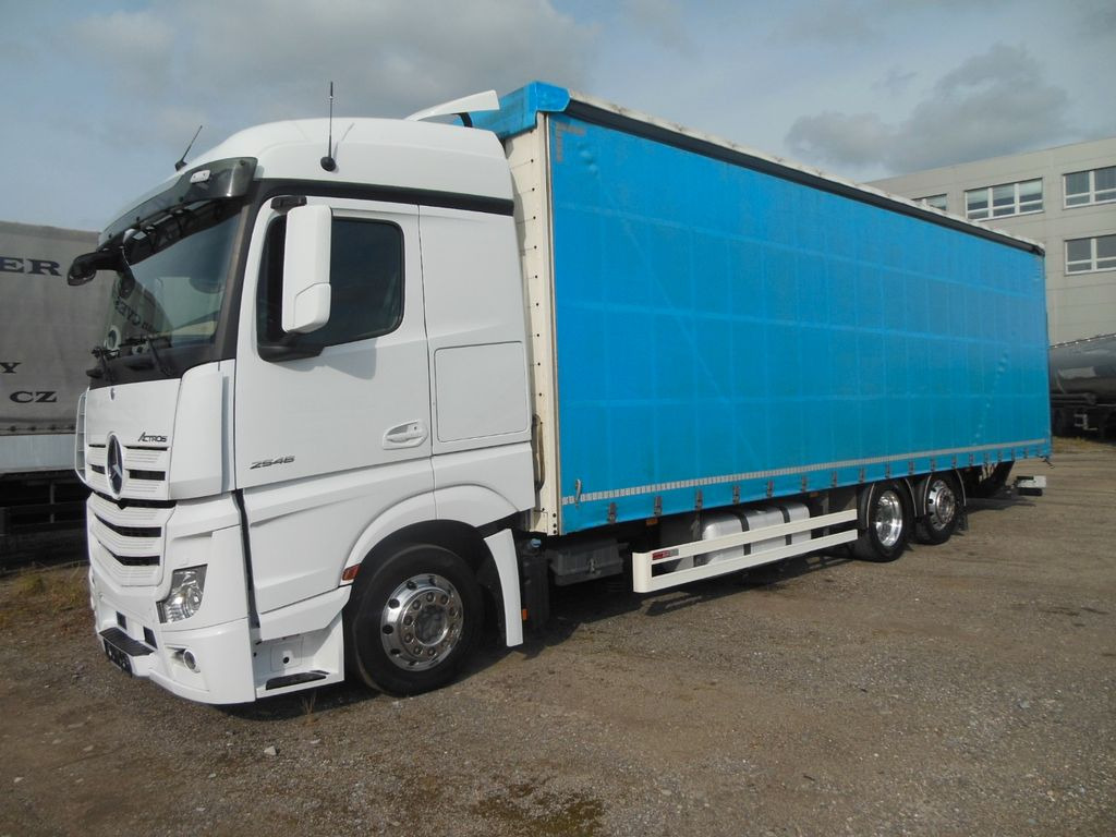 Mercedes-Benz ACTROS 2546, 24 PALETTEN, LBW, ALU FELGEN, TOP!! - Schuifzeilen vrachtwagen: afbeelding 1 Mercedes-Benz ACTROS 2546, 24 PALETTEN, LBW, ALU FELGEN, TOP!! - Schuifzeilen vrachtwagen: afbeelding 1