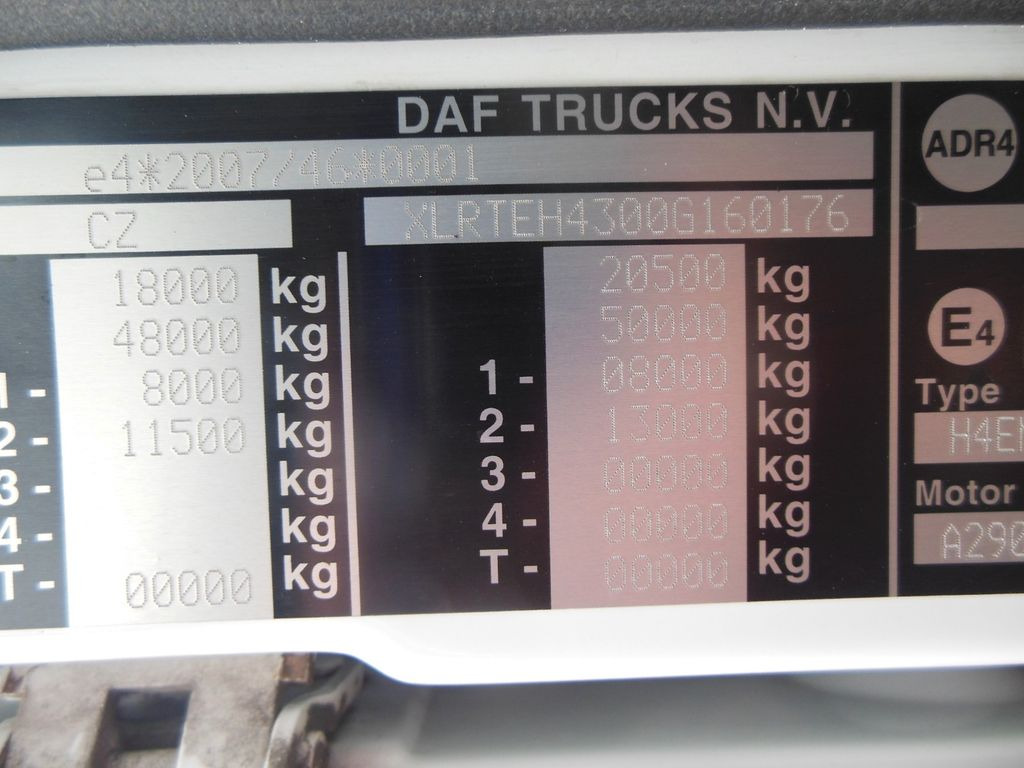 Trekker DAF XF 106.510 SSC, MANUELL, RETARDER, TOP STAND!!!: afbeelding 25