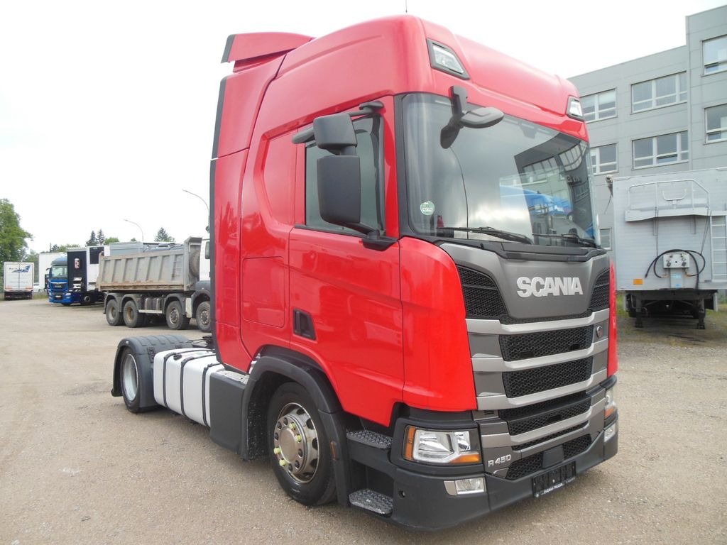 Scania R450 LOWDECK, RETARDER, STANDKLIMA, VOLL LUFT Scania R450 LOWDECK, RETARDER, STANDKLIMA, VOLL LUFT - Trekker: afbeelding 2 Scania R450 LOWDECK, RETARDER, STANDKLIMA, VOLL LUFT Scania R450 LOWDECK, RETARDER, STANDKLIMA, VOLL LUFT - Trekker: afbeelding 2