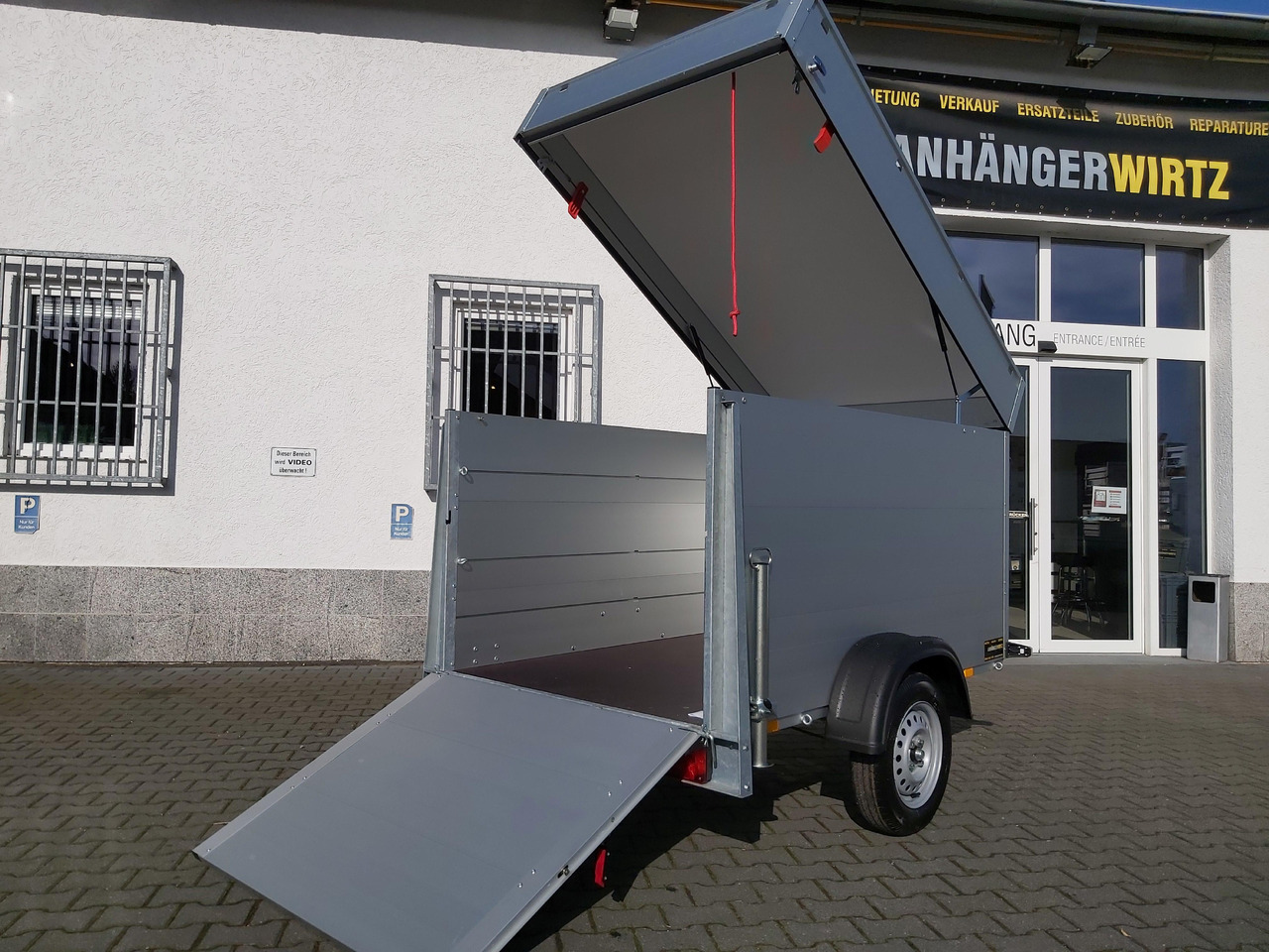 ALUBOXX Deckelanhänger GTB 750 VT2 211x126x118cm Heckrampe (XS) 750kg Top Seller Angebot - Gesloten aanhangwagen: afbeelding 3 ALUBOXX Deckelanhänger GTB 750 VT2 211x126x118cm Heckrampe (XS) 750kg Top Seller Angebot - Gesloten aanhangwagen: afbeelding 3