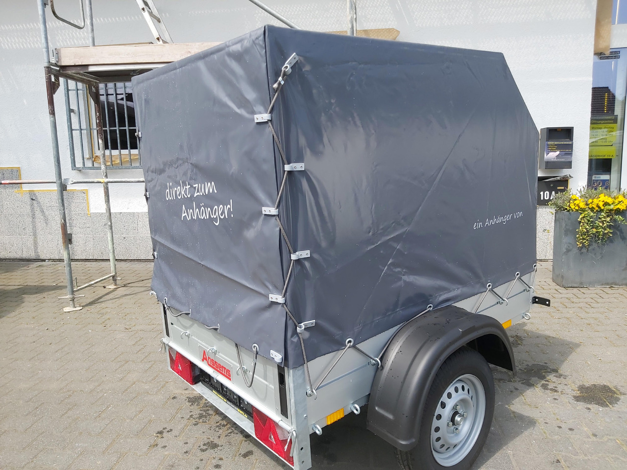 Aluliner Planen Anhänger GT 500 151x101x120 +Hochplane aero grau (XXS) 500kg 2021 - Aanhangwagen auto: afbeelding 3 Aluliner Planen Anhänger GT 500 151x101x120 +Hochplane aero grau (XXS) 500kg 2021 - Aanhangwagen auto: afbeelding 3