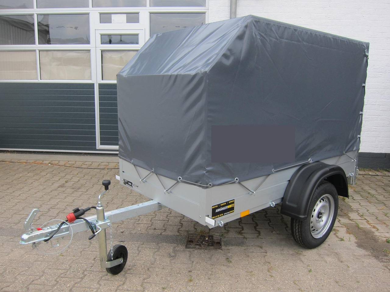 Aluliner Planen Anhänger GT 500 181x101x120 +Hochplane aero grau (XXS) 500kg - Aanhangwagen auto: afbeelding 3 Aluliner Planen Anhänger GT 500 181x101x120 +Hochplane aero grau (XXS) 500kg - Aanhangwagen auto: afbeelding 3
