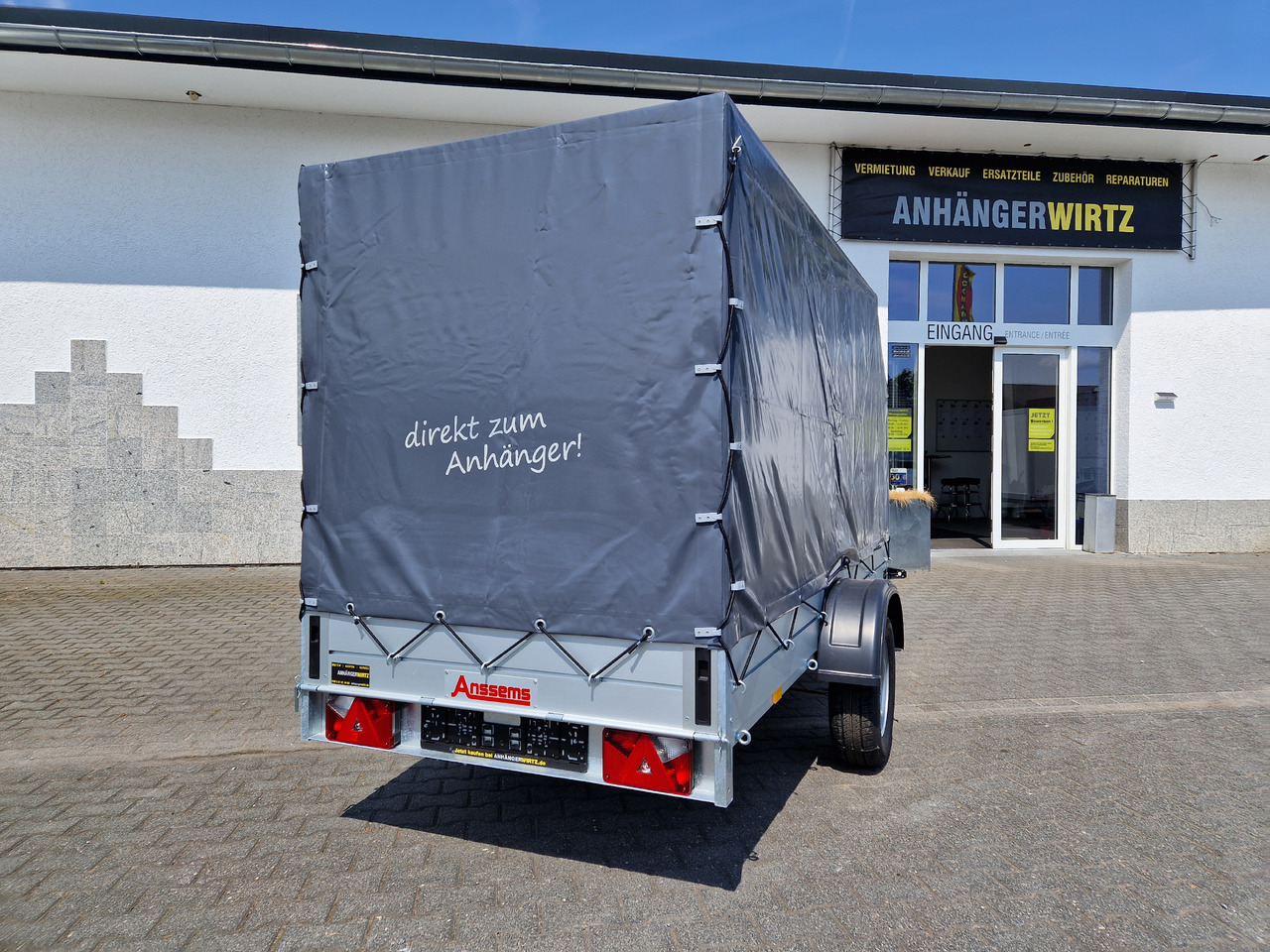 Aluliner Planen Anhänger GTB 1200 301x126x150cm +Hochplane grau schräg (M) 1200kg Aktion - Aanhangwagen auto: afbeelding 5 Aluliner Planen Anhänger GTB 1200 301x126x150cm +Hochplane grau schräg (M) 1200kg Aktion - Aanhangwagen auto: afbeelding 5