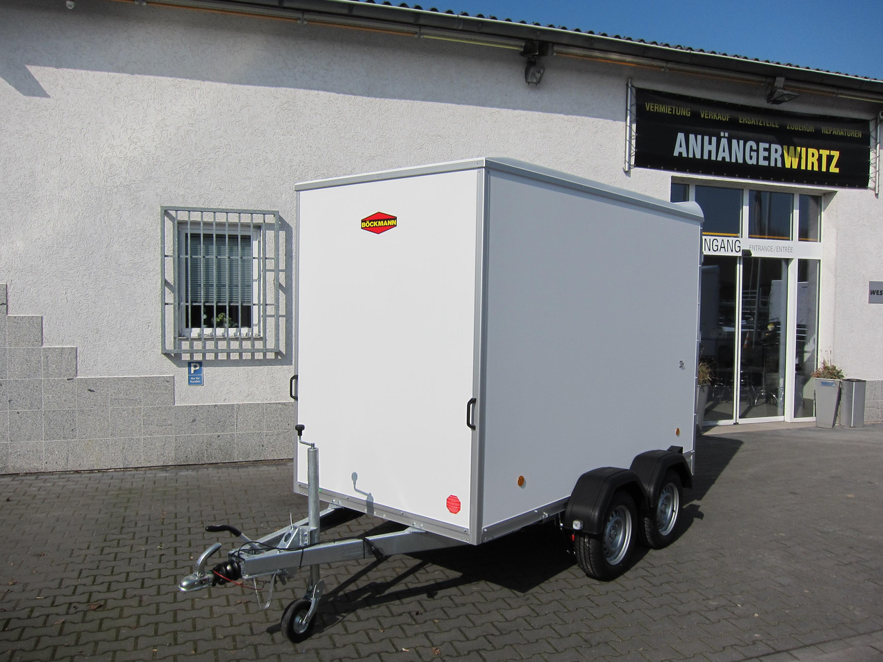 Böckmann Koffer KT 3015/20 H weiß 301x150x202cm (M) 2000kg WCF 100 km/H - Gesloten aanhangwagen: afbeelding 1 Böckmann Koffer KT 3015/20 H weiß 301x150x202cm (M) 2000kg WCF 100 km/H - Gesloten aanhangwagen: afbeelding 1
