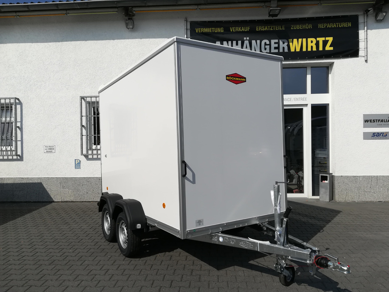 Böckmann Koffer KT 3015/20 H weiß glatt 301x150x202cm (M) 2000kg Modell 2023 - Gesloten aanhangwagen: afbeelding 3 Böckmann Koffer KT 3015/20 H weiß glatt 301x150x202cm (M) 2000kg Modell 2023 - Gesloten aanhangwagen: afbeelding 3