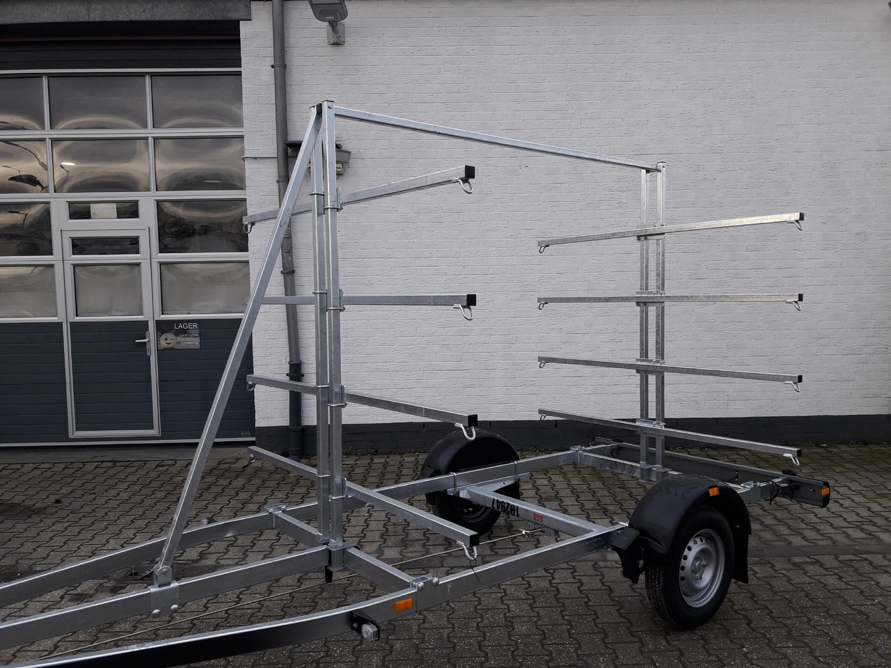 Brenderup Boattrailer Bootsanhänger 161000B CX Kanu / Kayak SUP Board Gestell 1000kg Online Aktion - Boottrailer: afbeelding 3 Brenderup Boattrailer Bootsanhänger 161000B CX Kanu / Kayak SUP Board Gestell 1000kg Online Aktion - Boottrailer: afbeelding 3