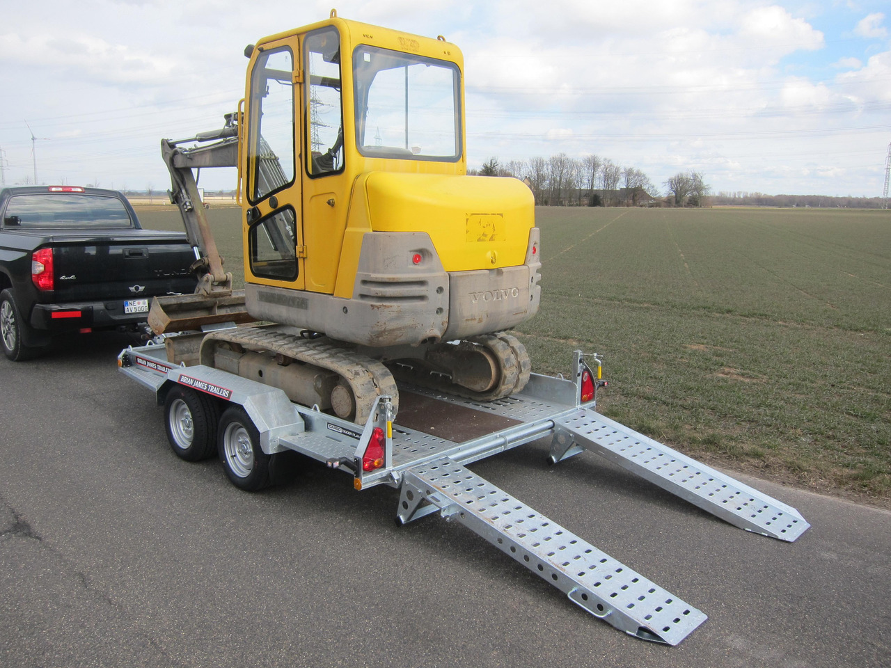 Brian James Digger Plant 543-3217-35 320x170cm Schaufelablage Rampen Reserverad 3500kg - Machinetransporter: afbeelding 5 Brian James Digger Plant 543-3217-35 320x170cm Schaufelablage Rampen Reserverad 3500kg - Machinetransporter: afbeelding 5