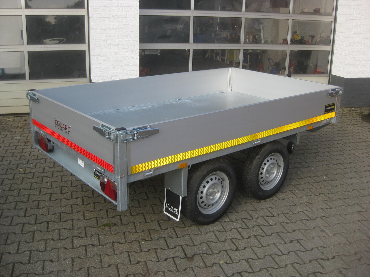 Kipper aanhangwagen Heck Kipper 260x150x30cm Lfh: 72cm Elektrisch & NHP Funk (S) 2000kg: afbeelding 9
