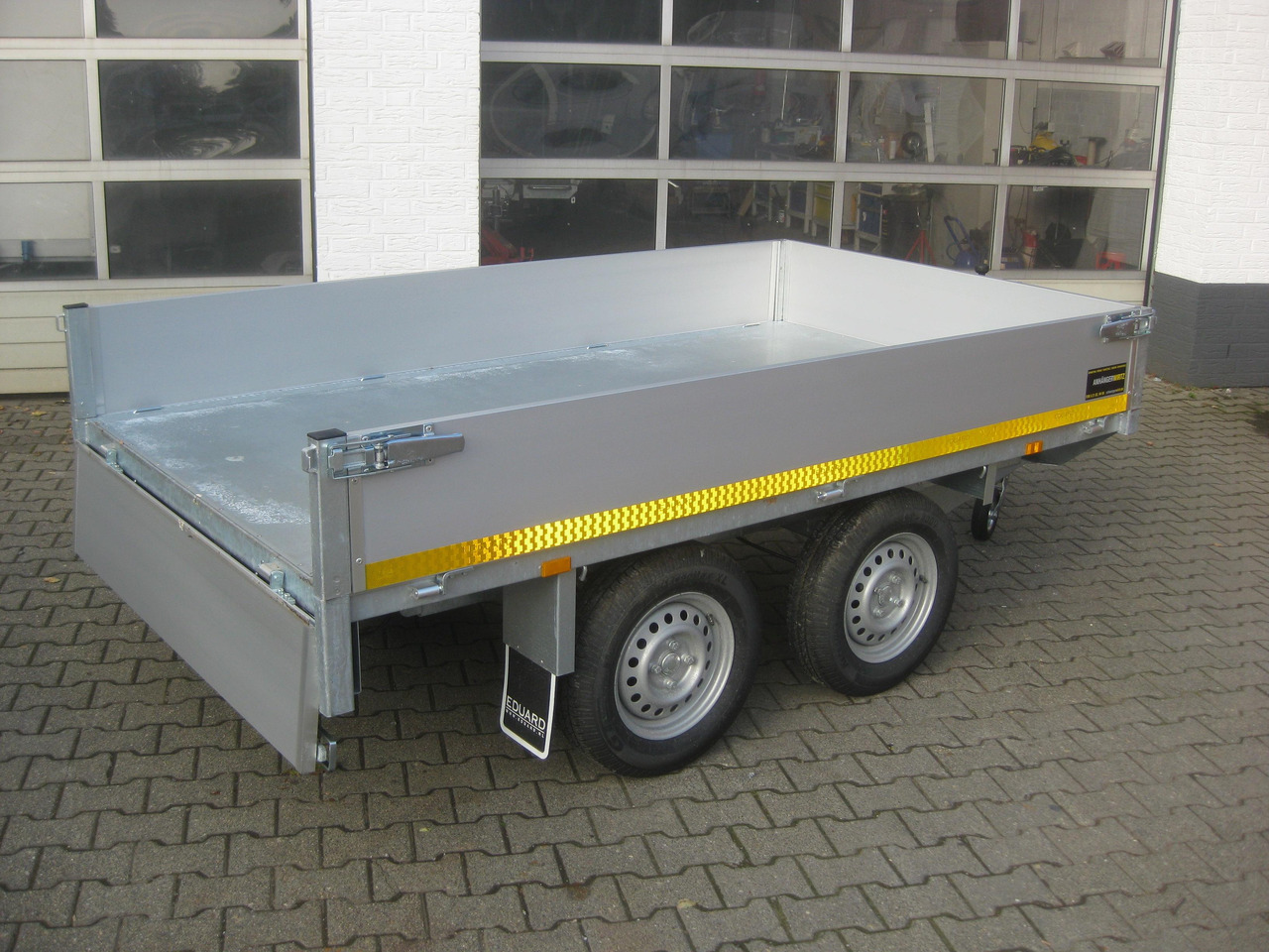 Kipper aanhangwagen Heck Kipper 260x150x30cm Lfh: 72cm Elektrisch & NHP Funk (S) 2000kg: afbeelding 10