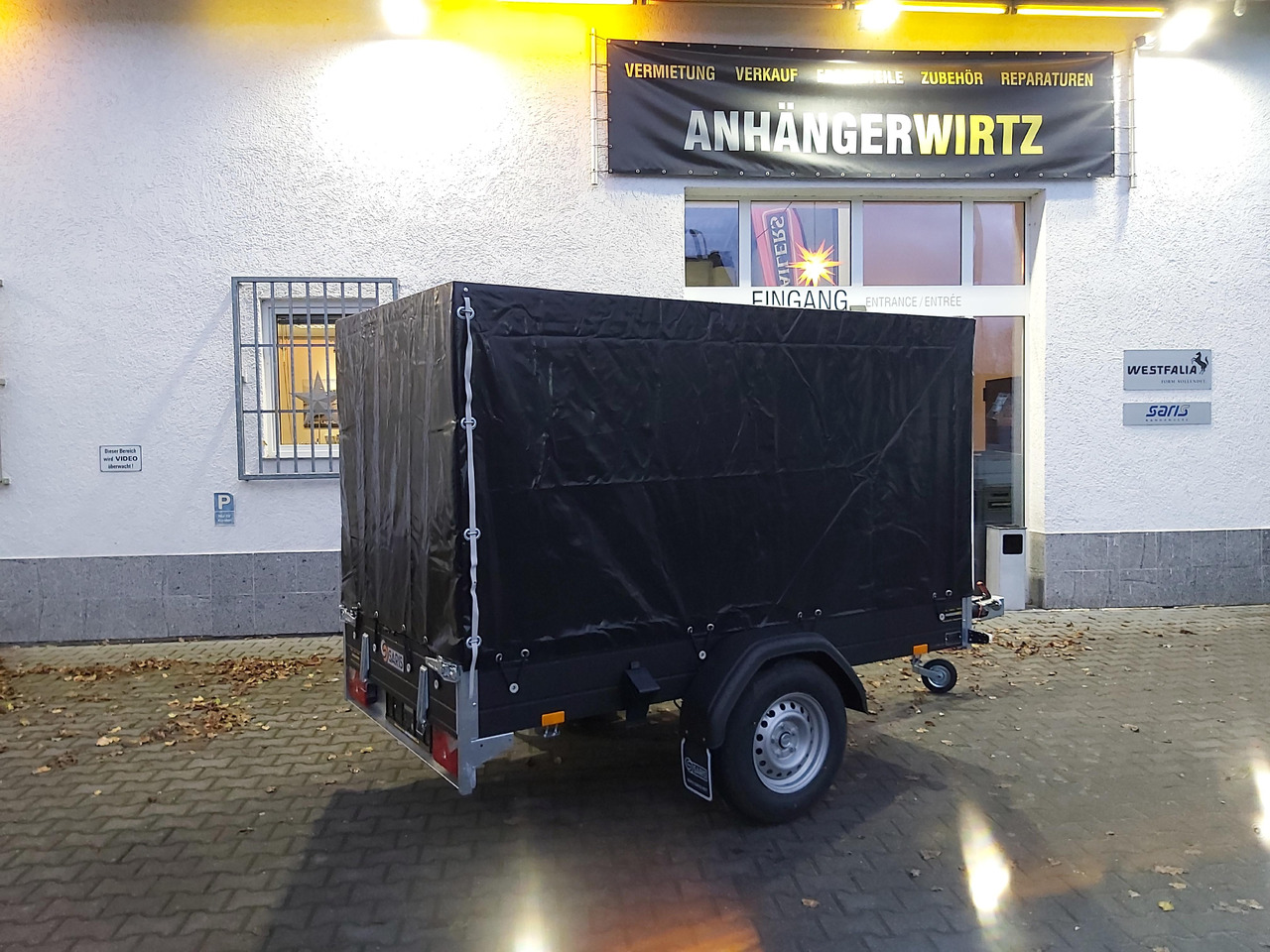 Saris Anhänger DV135 McAlu Pro MP 255x133x150cm Hochplane black (S)1350kg black deal Januar Aktio - Aanhangwagen auto: afbeelding 3 Saris Anhänger DV135 McAlu Pro MP 255x133x150cm Hochplane black (S)1350kg black deal Januar Aktio - Aanhangwagen auto: afbeelding 3