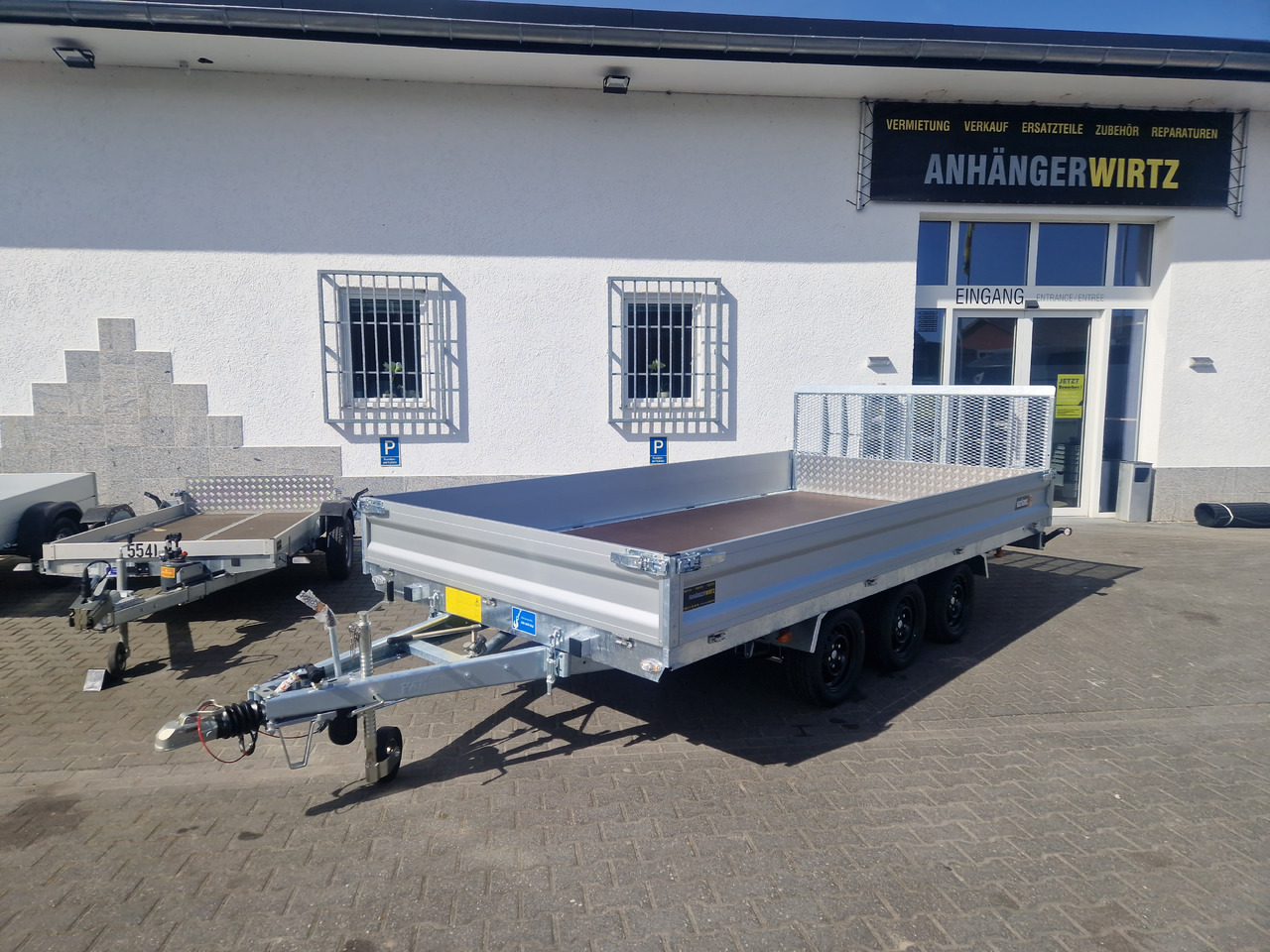 Kipper aanhangwagen Variant Maschinentransporter 3543 UX Maxi Load LED Tridem Parabelfederung 3500kg: afbeelding 11 Kipper aanhangwagen Variant Maschinentransporter 3543 UX Maxi Load LED Tridem Parabelfederung 3500kg: afbeelding 11