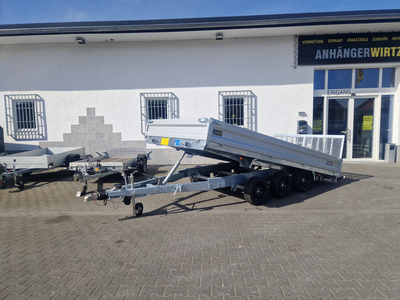 Kipper aanhangwagen Variant Maschinentransporter 3543 UX Maxi Load LED Tridem Parabelfederung 3500kg: afbeelding 6 Kipper aanhangwagen Variant Maschinentransporter 3543 UX Maxi Load LED Tridem Parabelfederung 3500kg: afbeelding 6