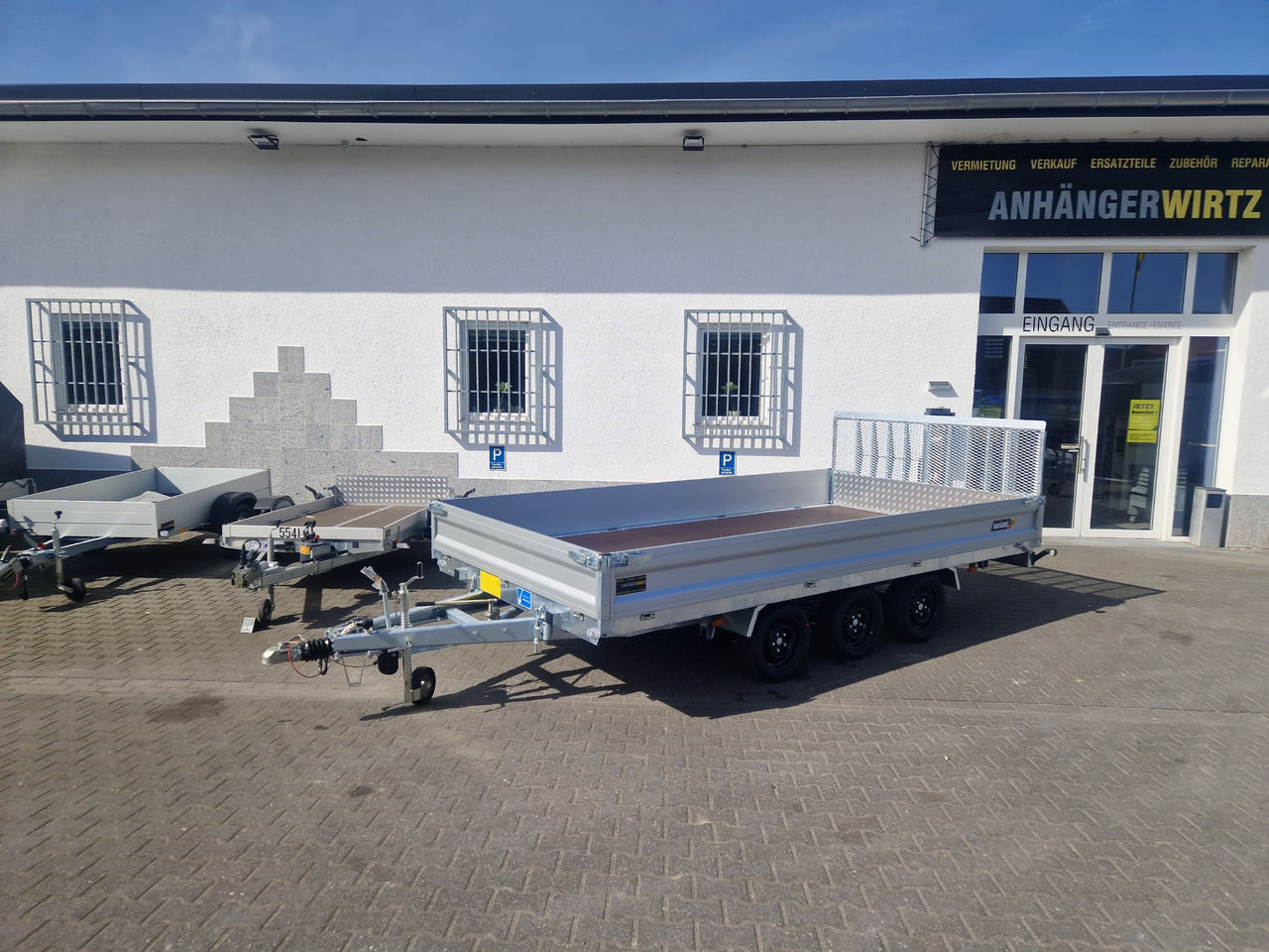 Kipper aanhangwagen Variant Maschinentransporter 3543 UX Maxi Load LED Tridem Parabelfederung 3500kg: afbeelding 10 Kipper aanhangwagen Variant Maschinentransporter 3543 UX Maxi Load LED Tridem Parabelfederung 3500kg: afbeelding 10