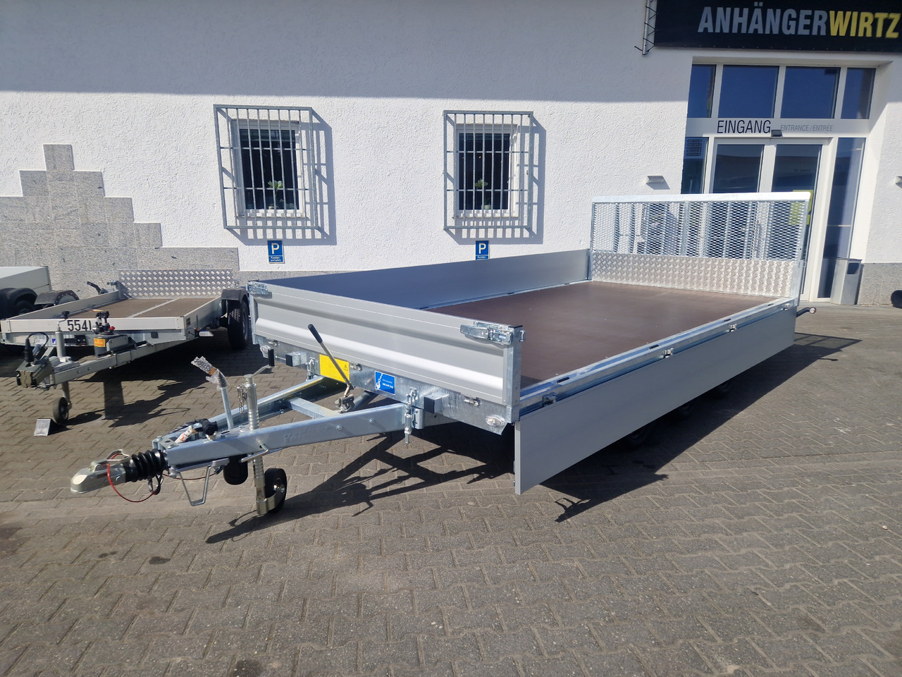 Kipper aanhangwagen Variant Maschinentransporter 3543 UX Maxi Load LED Tridem Parabelfederung 3500kg: afbeelding 8 Kipper aanhangwagen Variant Maschinentransporter 3543 UX Maxi Load LED Tridem Parabelfederung 3500kg: afbeelding 8