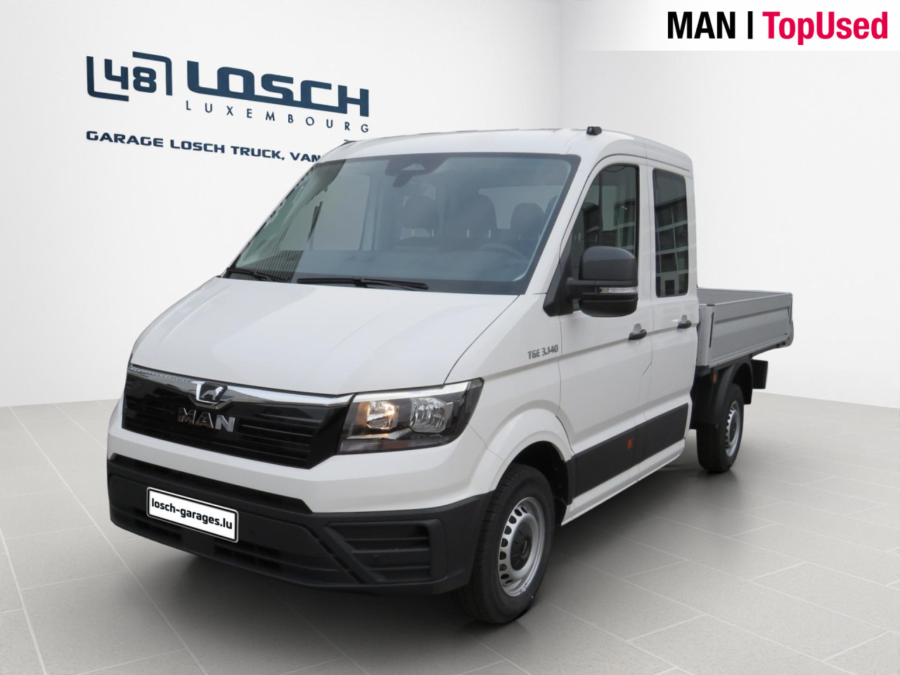 MAN TGE 3.140 4X2F L3 SB Doka Pritsche - Bestelwagen open laadbak, Bestelwagen met dubbele cabine: afbeelding 1 MAN TGE 3.140 4X2F L3 SB Doka Pritsche - Bestelwagen open laadbak, Bestelwagen met dubbele cabine: afbeelding 1