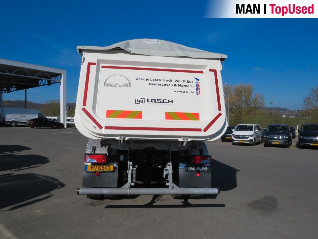 MAN TGS 41.480 8x4 BB CH Schmitz Muldenkipper - Portaalarmsysteem vrachtwagen: afbeelding 4 MAN TGS 41.480 8x4 BB CH Schmitz Muldenkipper - Portaalarmsysteem vrachtwagen: afbeelding 4