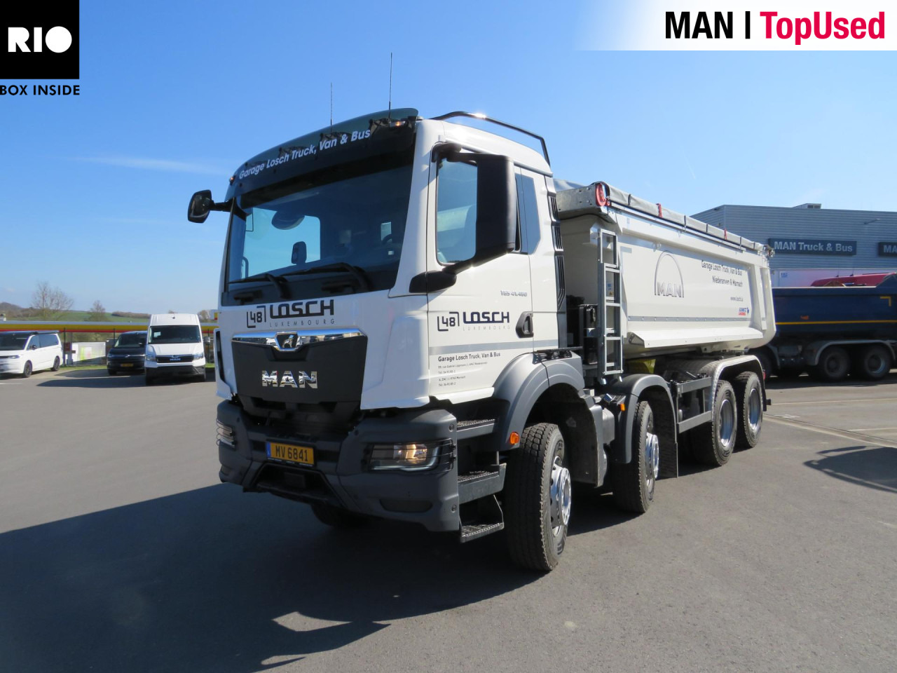 MAN TGS 41.480 8x4 BB CH Schmitz Muldenkipper Retarder - Kipper vrachtwagen: afbeelding 1 MAN TGS 41.480 8x4 BB CH Schmitz Muldenkipper Retarder - Kipper vrachtwagen: afbeelding 1
