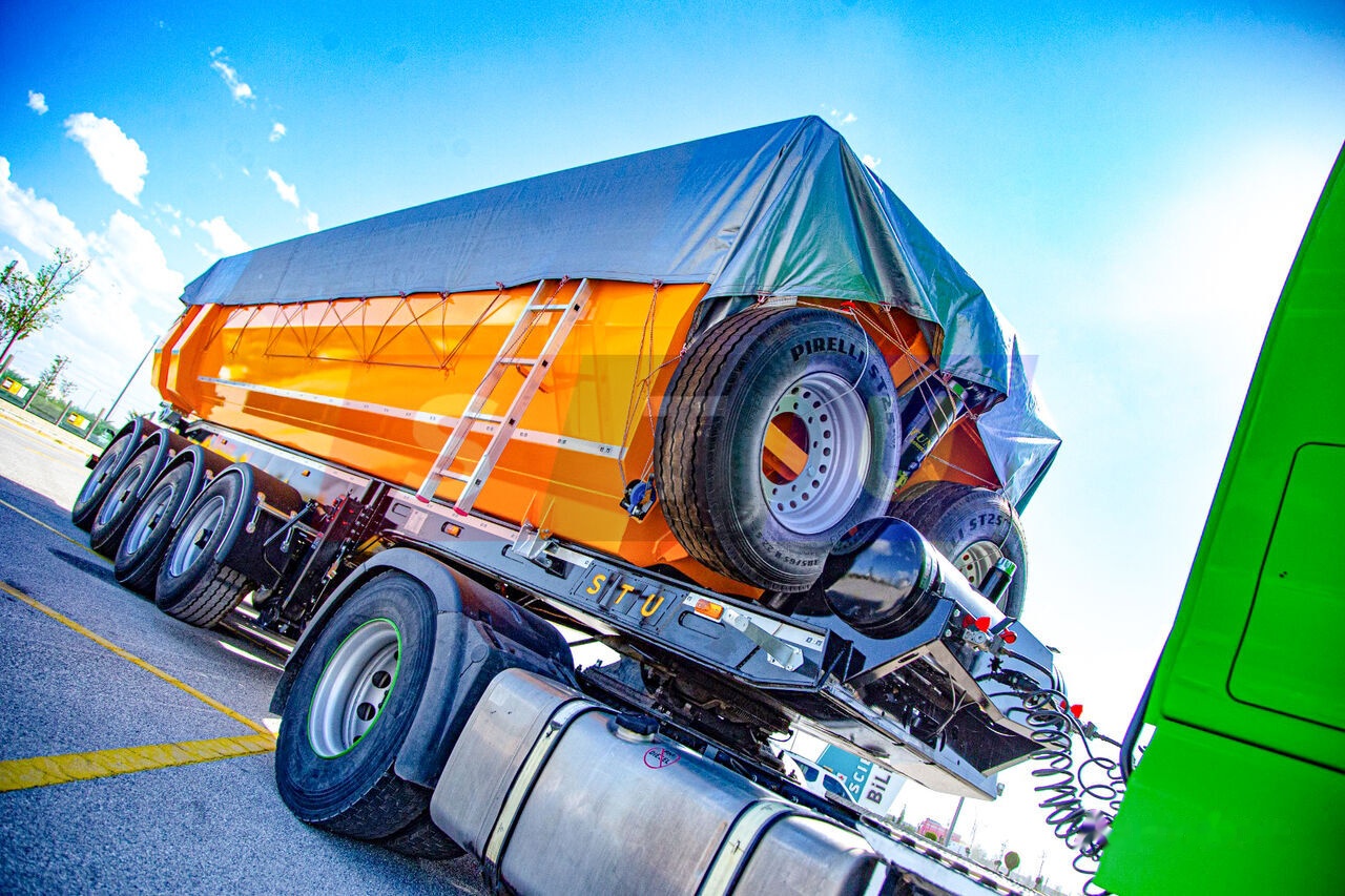STU 4 AXLE TIPPER TRAILER / 4 ESSİEUX BENNE REMORQUE - Kipper oplegger: afbeelding 2 STU 4 AXLE TIPPER TRAILER / 4 ESSİEUX BENNE REMORQUE - Kipper oplegger: afbeelding 2