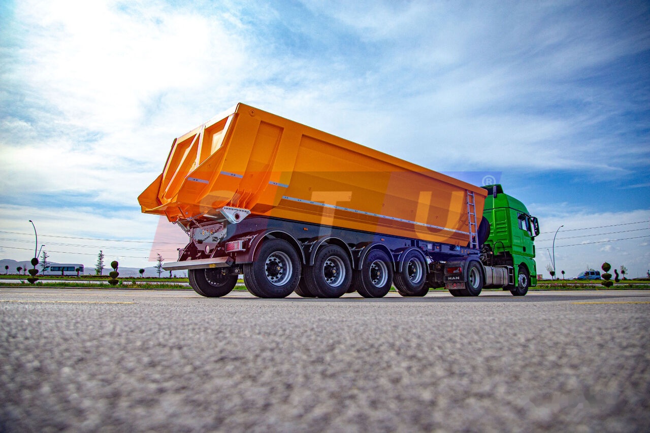 STU 4 AXLE TIPPER TRAILER / 4 ESSİEUX BENNE REMORQUE - Kipper oplegger: afbeelding 1 STU 4 AXLE TIPPER TRAILER / 4 ESSİEUX BENNE REMORQUE - Kipper oplegger: afbeelding 1