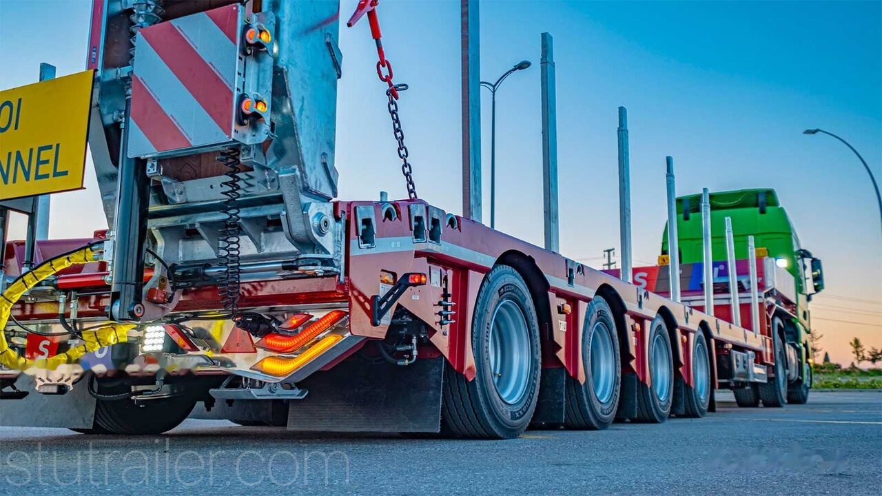 STU 4 Axle Extendable Lowbed Trailer - Dieplader oplegger: afbeelding 3 STU 4 Axle Extendable Lowbed Trailer - Dieplader oplegger: afbeelding 3