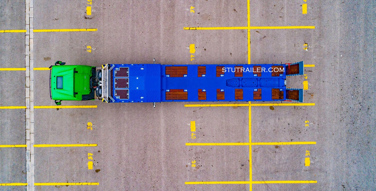 STU 5 Axle Hydraulic Steering Lowbed - Dieplader oplegger: afbeelding 3 STU 5 Axle Hydraulic Steering Lowbed - Dieplader oplegger: afbeelding 3