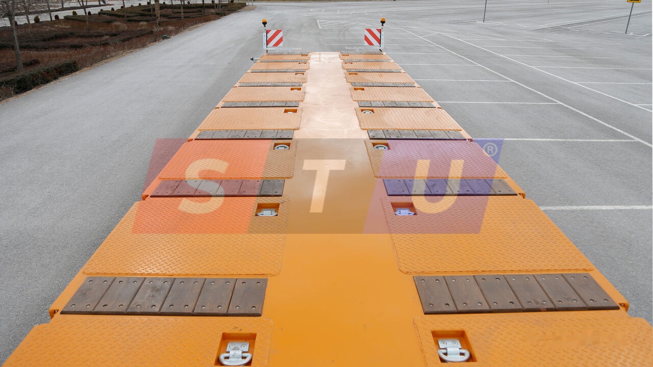 STU 8 AXLE LOWBED- HYDRAULIC STEERING AXLES / 8 ESSİEUX SURBAISSES-E - Dieplader oplegger: afbeelding 5 STU 8 AXLE LOWBED- HYDRAULIC STEERING AXLES / 8 ESSİEUX SURBAISSES-E - Dieplader oplegger: afbeelding 5