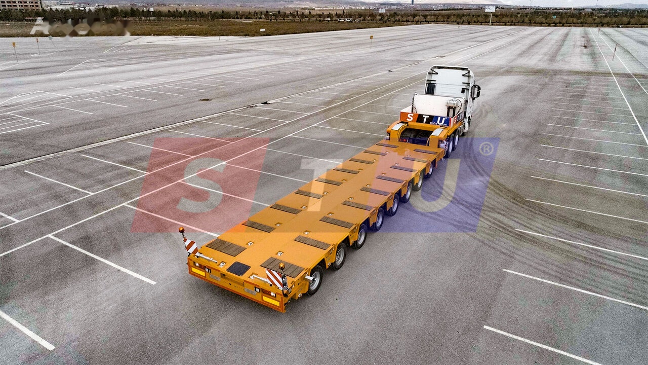 STU 8 AXLE LOWBED- HYDRAULIC STEERING AXLES / 8 ESSİEUX SURBAISSES-E - Dieplader oplegger: afbeelding 2 STU 8 AXLE LOWBED- HYDRAULIC STEERING AXLES / 8 ESSİEUX SURBAISSES-E - Dieplader oplegger: afbeelding 2