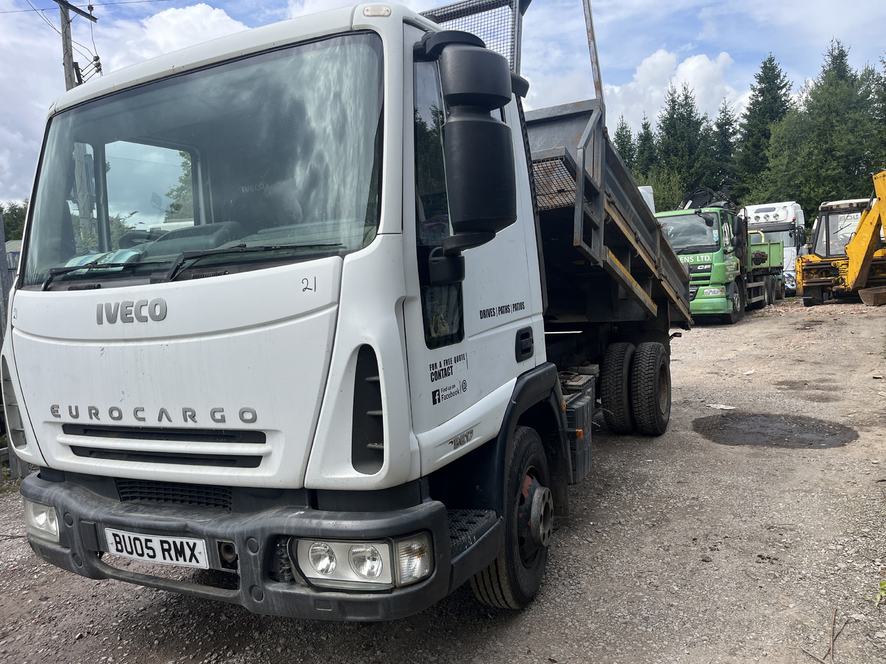 Iveco Euro Cargo 75 E17 - Kipper vrachtwagen: afbeelding 2 Iveco Euro Cargo 75 E17 - Kipper vrachtwagen: afbeelding 2