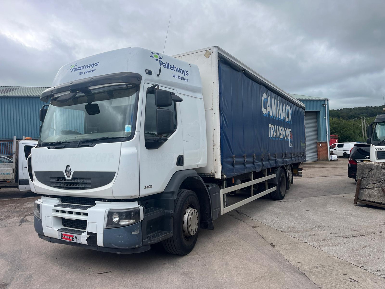 Renault Premium - Schuifzeilen vrachtwagen: afbeelding 1 Renault Premium - Schuifzeilen vrachtwagen: afbeelding 1