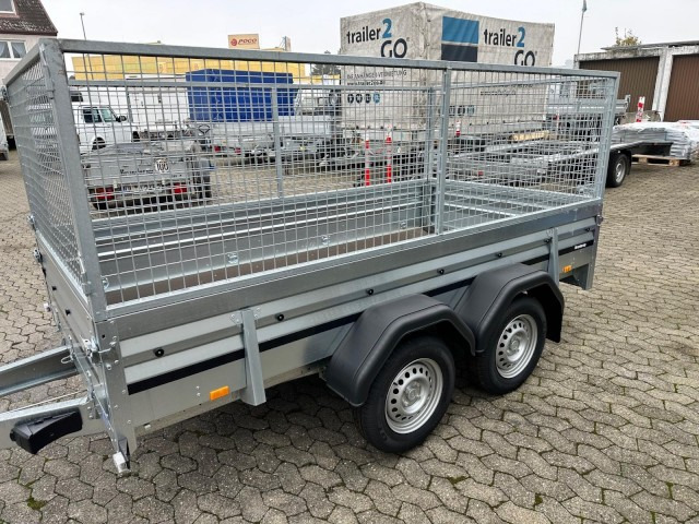 Brenderup Tieflader 2300S Stahl mit Laubgitter, 2,0 to. 3010x1530x400mm - Aanhangwagen auto: afbeelding 4 Brenderup Tieflader 2300S Stahl mit Laubgitter, 2,0 to. 3010x1530x400mm - Aanhangwagen auto: afbeelding 4