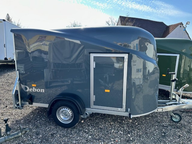Cheval Liberte Debon Fourgon Cargo 2 Poly + Türe Eisengrau 1300 kg, 100 km/h, 300x155x168cm - Gesloten aanhangwagen: afbeelding 3 Cheval Liberte Debon Fourgon Cargo 2 Poly + Türe Eisengrau 1300 kg, 100 km/h, 300x155x168cm - Gesloten aanhangwagen: afbeelding 3