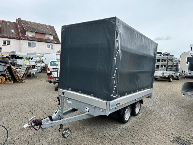 Hapert Azure H-2 Hochlader 3050 x 1600 x 300 mm, mit Plane 180 cm anthrazit ZG 2,0 to. - Aanhangwagen auto: afbeelding 5 Hapert Azure H-2 Hochlader 3050 x 1600 x 300 mm, mit Plane 180 cm anthrazit ZG 2,0 to. - Aanhangwagen auto: afbeelding 5