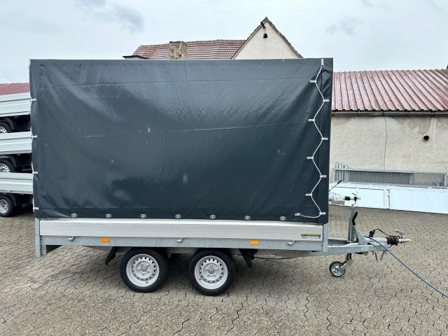 Hapert Azure H-2 Hochlader 3050 x 1600 x 300 mm, mit Plane 180 cm anthrazit ZG 2,0 to. - Aanhangwagen auto: afbeelding 1 Hapert Azure H-2 Hochlader 3050 x 1600 x 300 mm, mit Plane 180 cm anthrazit ZG 2,0 to. - Aanhangwagen auto: afbeelding 1