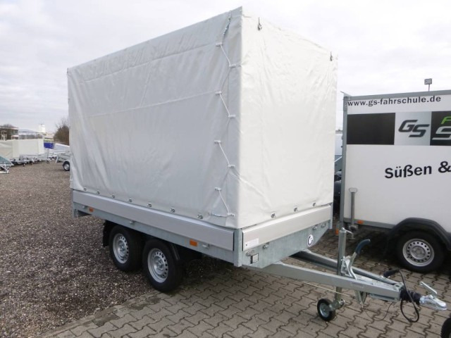 Hapert Azure H-2 Hochlader 3050 x 1600 x 300 mm, mit Plane 180 cm grau ZG 2,0 to. - Aanhangwagen auto: afbeelding 1 Hapert Azure H-2 Hochlader 3050 x 1600 x 300 mm, mit Plane 180 cm grau ZG 2,0 to. - Aanhangwagen auto: afbeelding 1