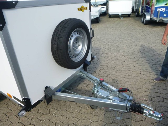 Humbaur Koffer HK 132513-10P, 100 km/h 1,3 t. 2510 x 1310 x 1000 mm - Gesloten aanhangwagen: afbeelding 2 Humbaur Koffer HK 132513-10P, 100 km/h 1,3 t. 2510 x 1310 x 1000 mm - Gesloten aanhangwagen: afbeelding 2