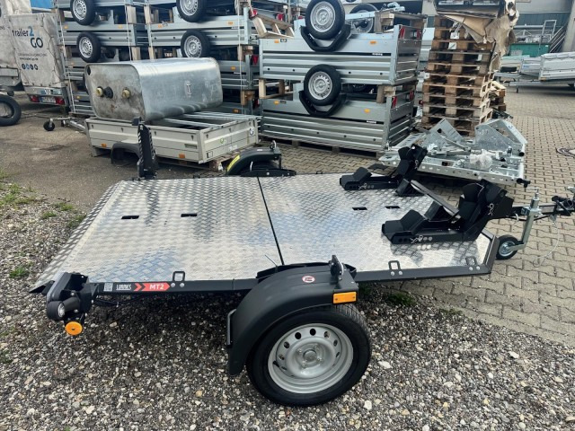 Nieuw Motor aanhanger Lorries Motorradanhänger MT-2, 0,75 to. 240 x 174 cm, absenkbar: afbeelding 6