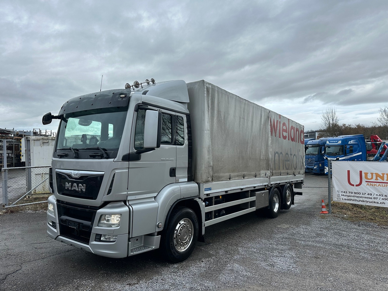 MAN TGS 26.400 6x2 - Schuifzeilen vrachtwagen: afbeelding 1 MAN TGS 26.400 6x2 - Schuifzeilen vrachtwagen: afbeelding 1