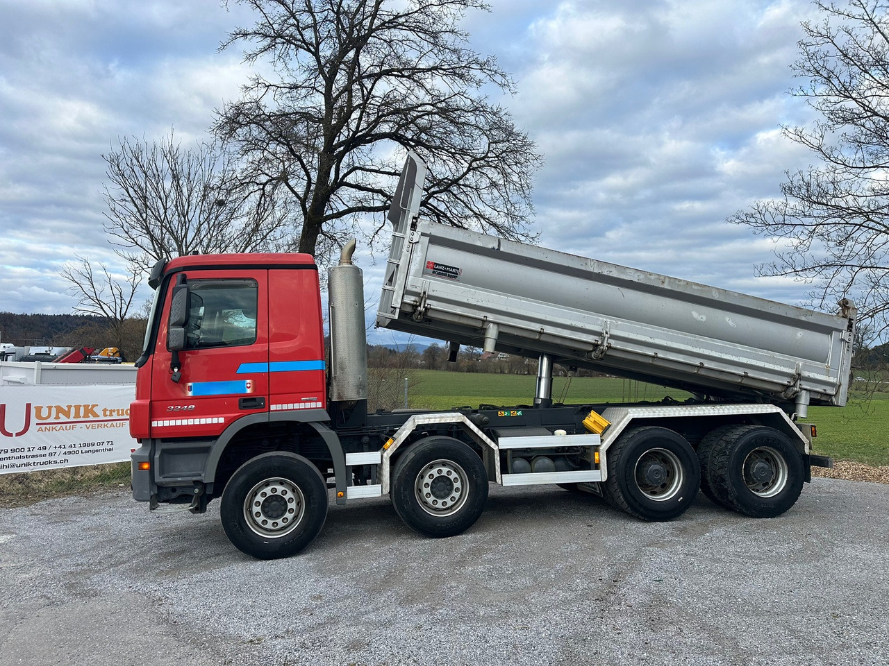 Kipper vrachtwagen MERCEDES-BENZ Actros 3248 8x4 Kipper: afbeelding 14