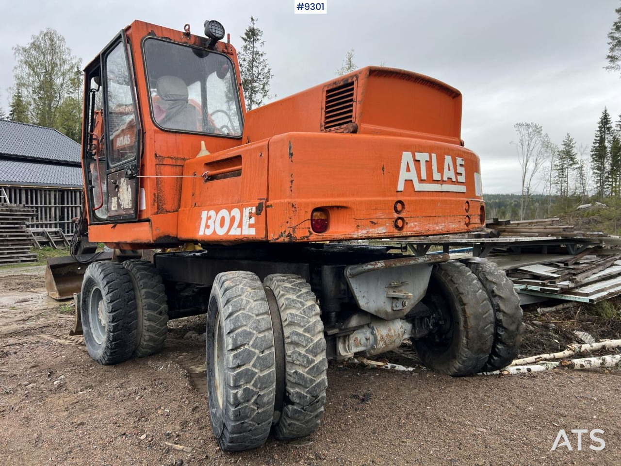 Mobiele graafmachine Atlas 1302 E Wheeled excavator with attachments (VIDEO): afbeelding 8