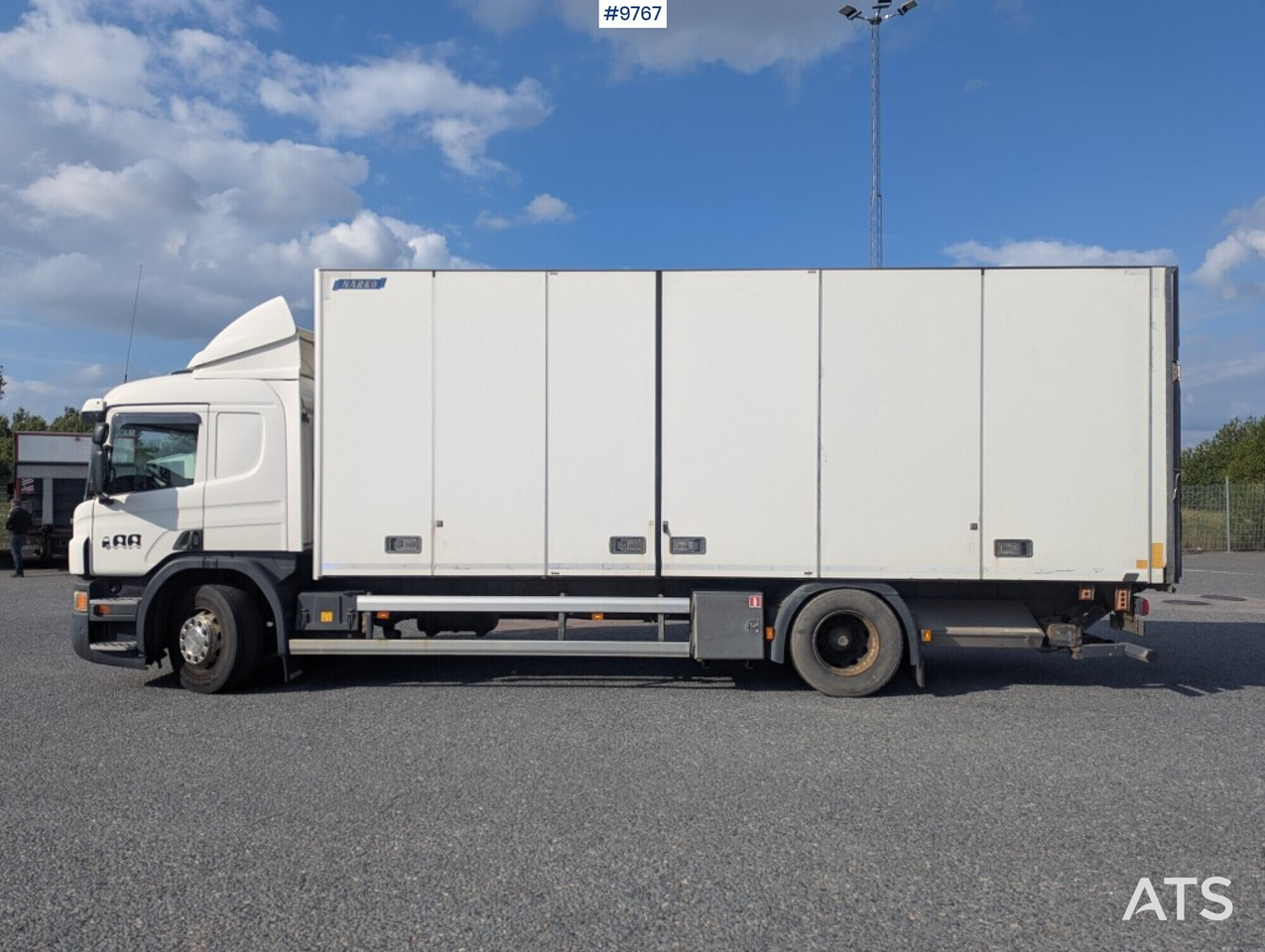 Bakwagen Box Truck Scania P320 4X2 with tail lift: afbeelding 8