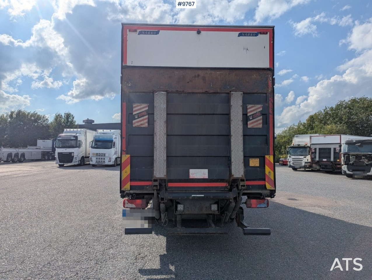 Bakwagen Box Truck Scania P320 4X2 with tail lift: afbeelding 9