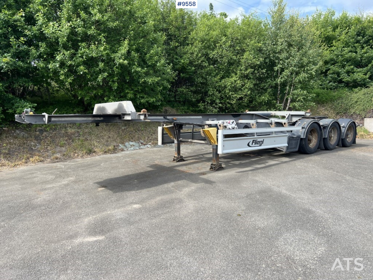 Container link - trailer Fliegl SDS 420 - Containertransporter/ Wissellaadbak aanhangwagen: afbeelding 1 Container link - trailer Fliegl SDS 420 - Containertransporter/ Wissellaadbak aanhangwagen: afbeelding 1
