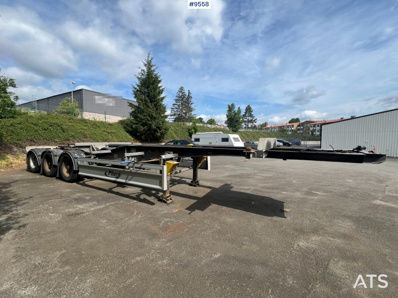 Container link - trailer Fliegl SDS 420 - Containertransporter/ Wissellaadbak aanhangwagen: afbeelding 2 Container link - trailer Fliegl SDS 420 - Containertransporter/ Wissellaadbak aanhangwagen: afbeelding 2