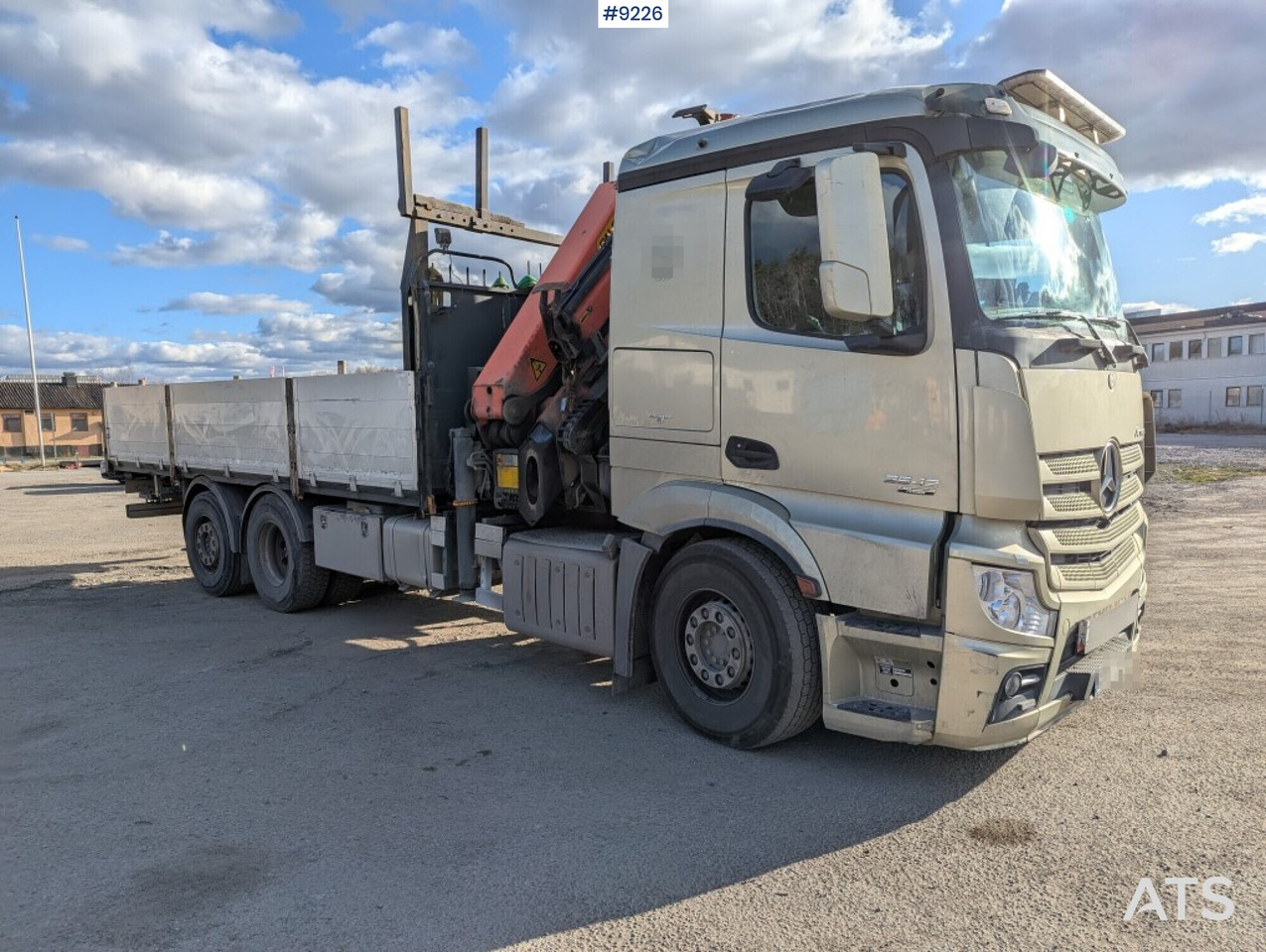 Crane Truck Mercedes-Benz Actros 2542 - Vrachtwagen met open laadbak, Kraanwagen: afbeelding 2 Crane Truck Mercedes-Benz Actros 2542 - Vrachtwagen met open laadbak, Kraanwagen: afbeelding 2